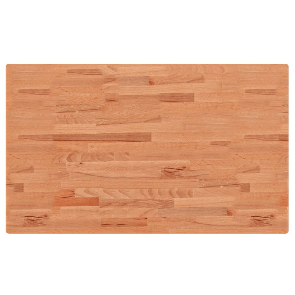 Tömör bükkfa téglalap alakú asztallap 100x60x1,5 cm 2