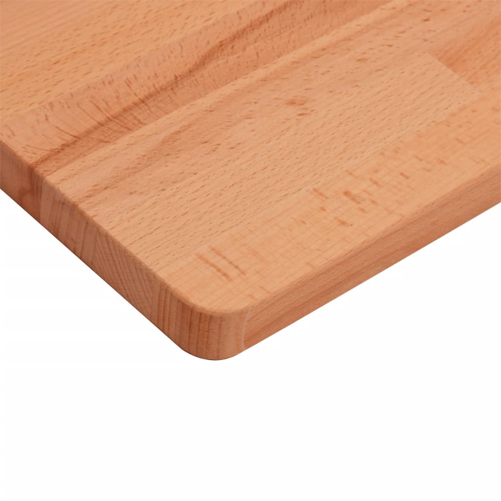 Tömör bükkfa téglalap alakú asztallap 100x60x1,5 cm 6