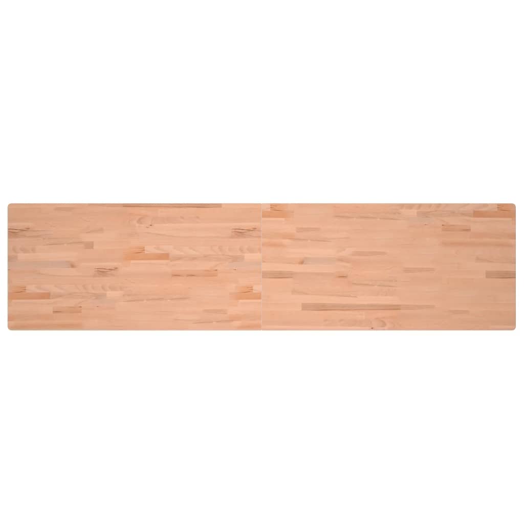 Tömör bükkfa és fém munkaasztallap 220x55x81,5 cm 6