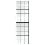2 db fekete fém fali tükör 100x60 cm 3