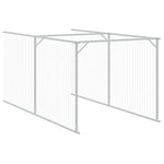 Antracitszürke horganyzott acél kutyakennel 117 x 813 x 123 cm 8