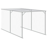 Antracit horganyzott acél tyúkketrec kifutóval 117x813x123 cm 7