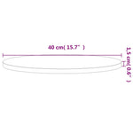 Tömör bükkfa kerek asztallap Ø40x1,5 cm 4