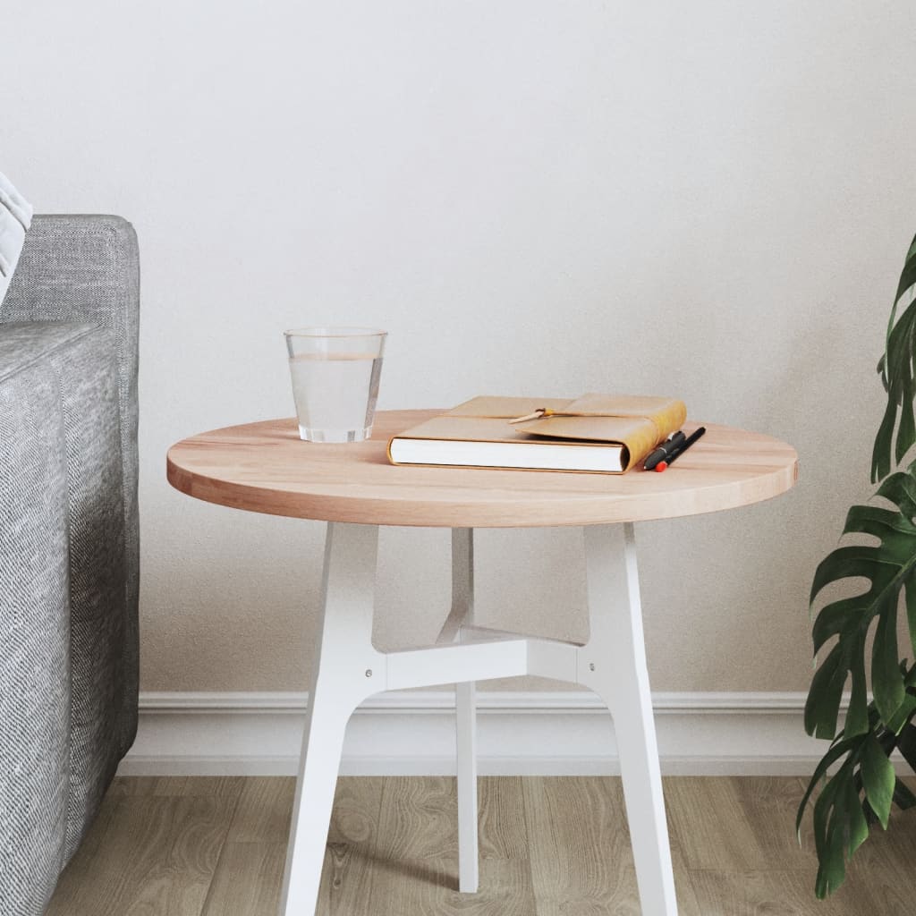 Tömör bükkfa kerek asztallap Ø40x1,5 cm