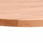 Tömör bükkfa kerek asztallap Ø80 x 1,5 cm 3