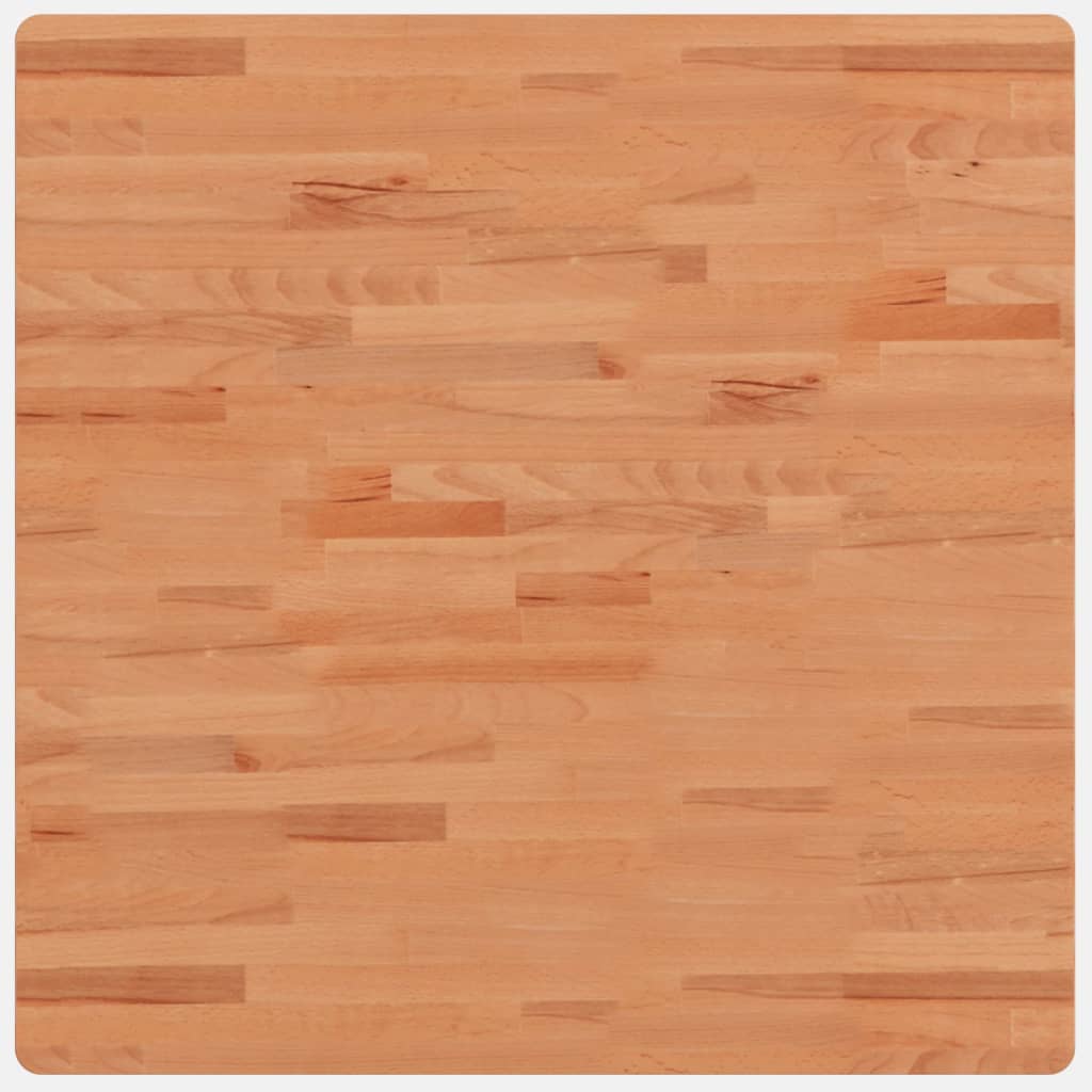 Tömör bükkfa négyzet alakú asztallap 80 x 80 x 1,5 cm 2