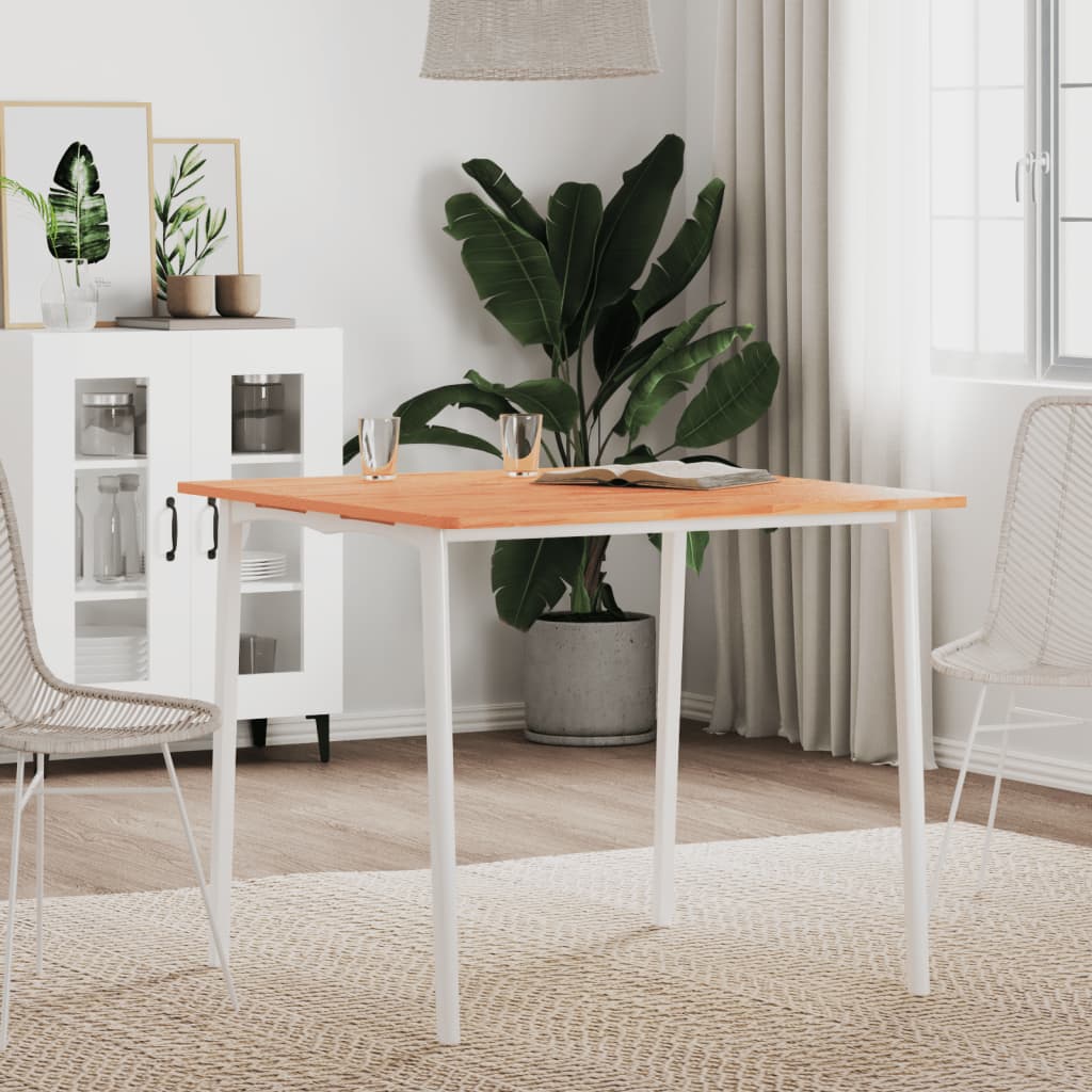 Tömör bükkfa négyzet alakú asztallap 80 x 80 x 1,5 cm