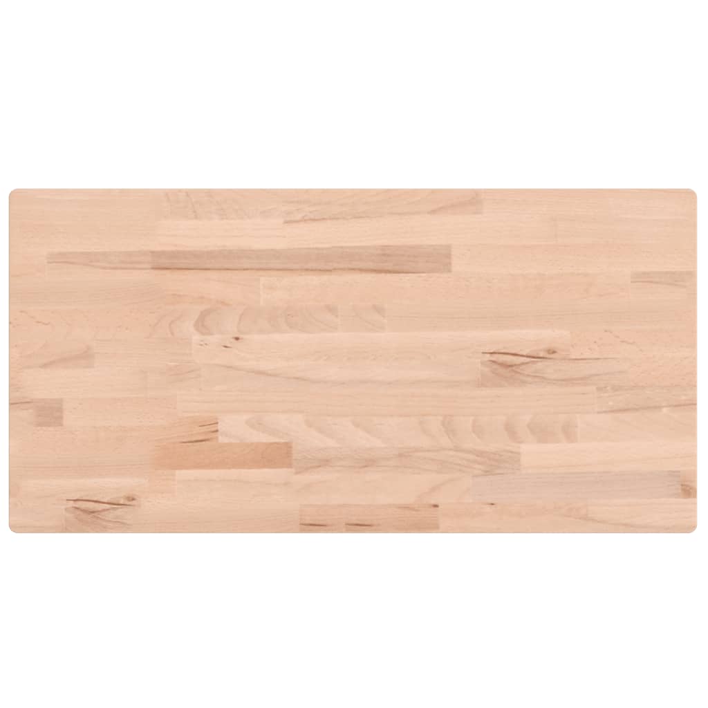 Tömör bükkfa fürdőszobai pult 100 x 50 x 1,5 cm 2