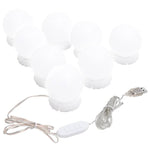 Téglalap alakú üveg falitükör LED fényekkel 40 x 80 cm 13