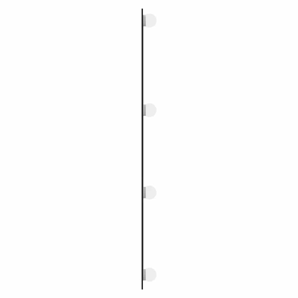 Téglalap alakú üveg falitükör LED fényekkel 40 x 80 cm 6