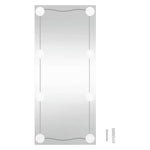 Téglalap alakú üveg falitükör LED fényekkel 50 x 100 cm 15