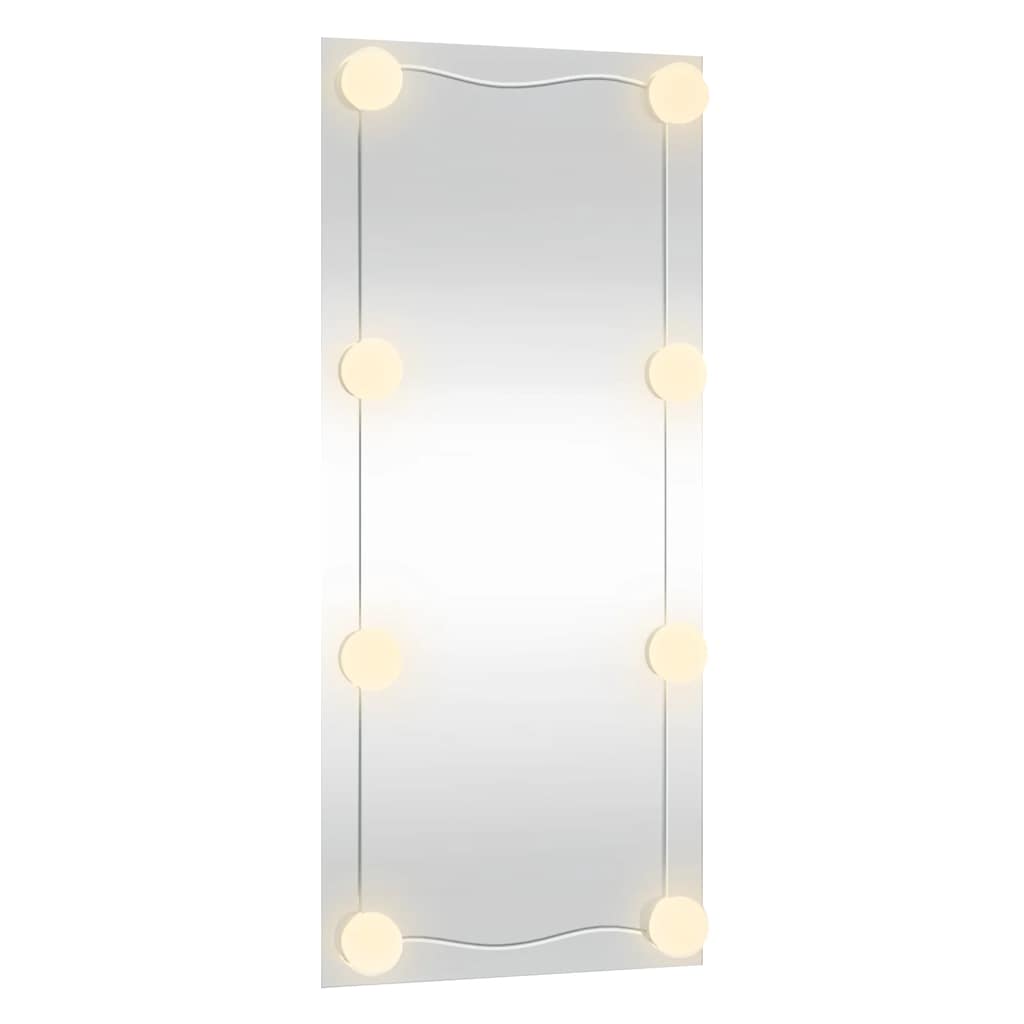 Téglalap alakú üveg falitükör LED fényekkel 50 x 100 cm 5