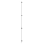 Téglalap alakú üveg falitükör LED fényekkel 50 x 100 cm 6
