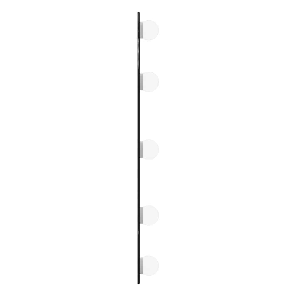 Ovális üveg falitükör LED fényekkel 15 x 40 cm 6