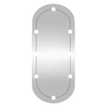 Ovális üveg falitükör LED fényekkel 45 x 100 cm 5