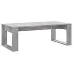 Betonszürke szerelt fa dohányzóasztal 102x50x35 cm 2