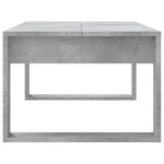 Betonszürke szerelt fa dohányzóasztal 102x50x35 cm 5
