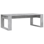 Betonszürke szerelt fa dohányzóasztal 102x50x35 cm 6