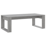 Szürke sonoma szerelt fa dohányzóasztal 102x50x35 cm 2