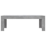 Betonszürke szerelt fa dohányzóasztal 102 x 50 x 36 cm 4