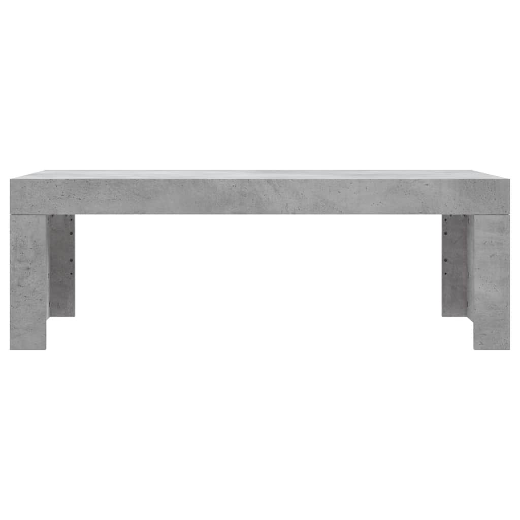 Betonszürke szerelt fa dohányzóasztal 102 x 50 x 36 cm 4