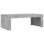 Betonszürke szerelt fa dohányzóasztal 102 x 50 x 36 cm 6