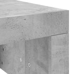Betonszürke szerelt fa dohányzóasztal 102 x 50 x 36 cm 7