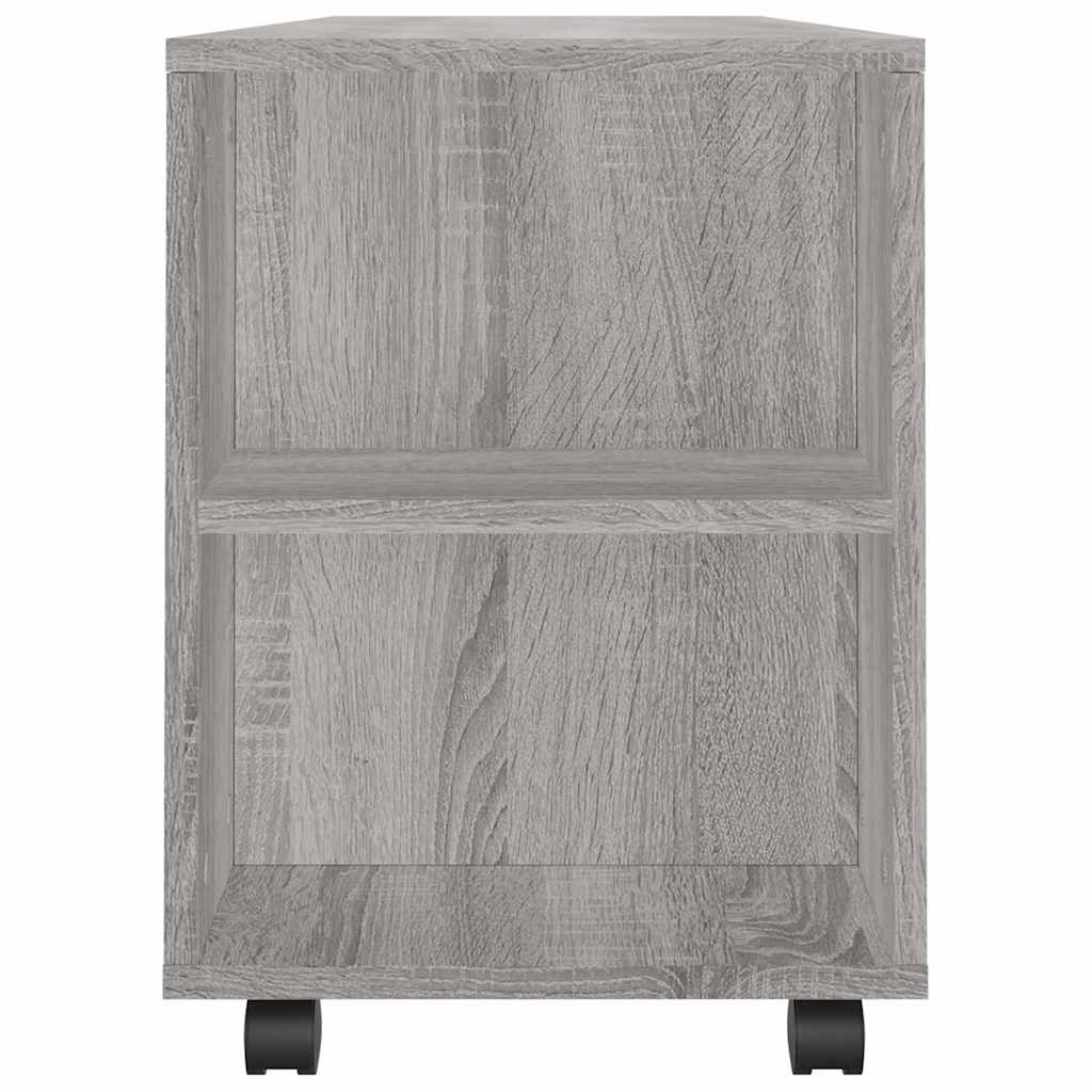 Szürke sonoma színű szerelt fa TV-szekrény 102x34,5x43 cm 7