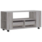 Szürke sonoma színű szerelt fa TV-szekrény 102x34,5x43 cm 8