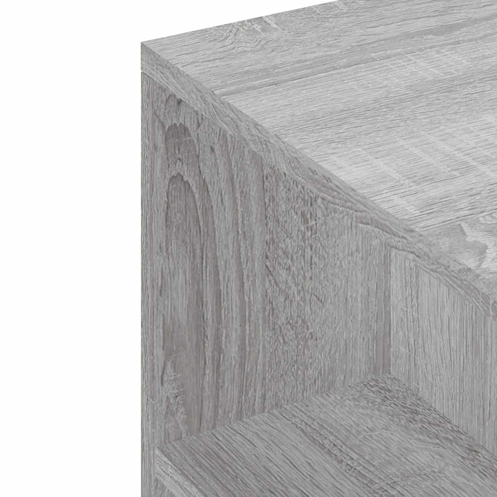 Szürke sonoma színű szerelt fa TV-szekrény 102x34,5x43 cm 9