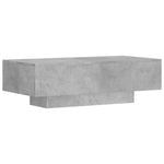 Betonszürke szerelt fa dohányzóasztal 100x49,5x31 cm 2
