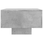 Betonszürke szerelt fa dohányzóasztal 100x49,5x31 cm 5