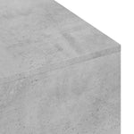 Betonszürke szerelt fa dohányzóasztal 100x49,5x31 cm 7