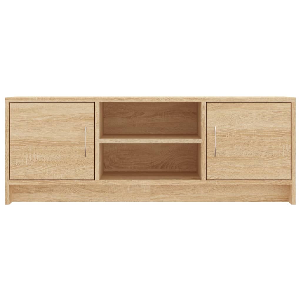 Sonoma tölgy színű szerelt fa fali TV-szekrény 102x30x37,5 cm 5