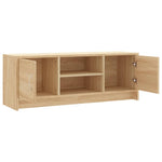 Sonoma tölgy színű szerelt fa fali TV-szekrény 102x30x37,5 cm 6