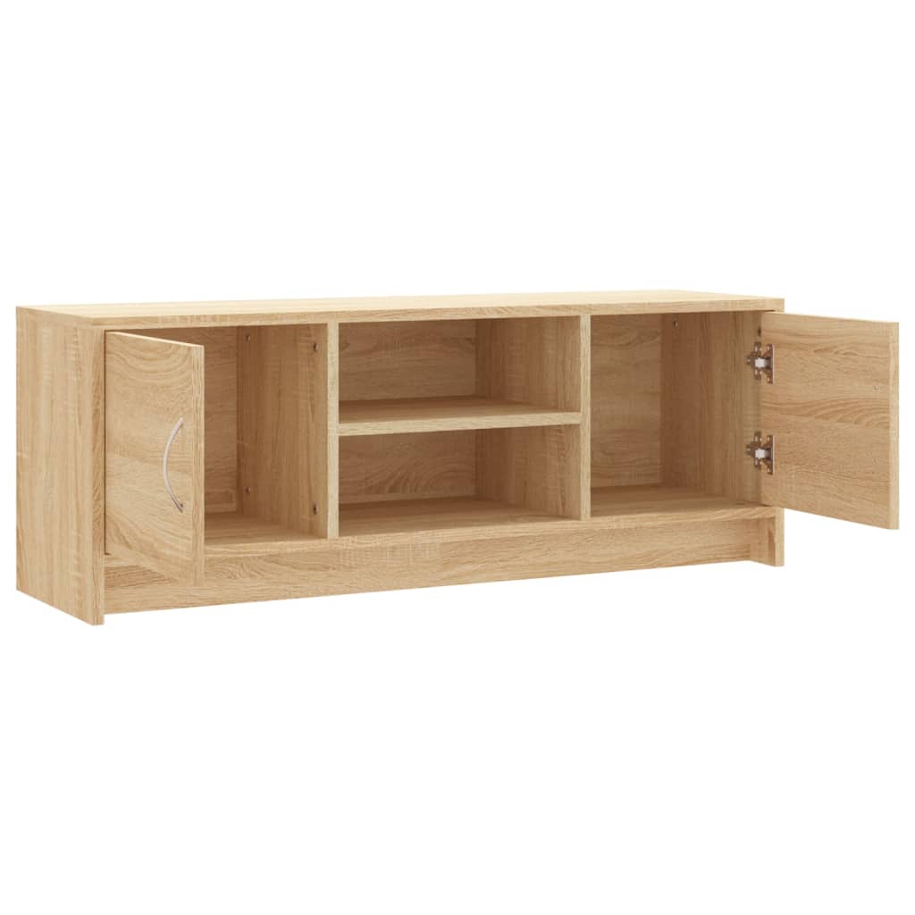 Sonoma tölgy színű szerelt fa fali TV-szekrény 102x30x37,5 cm 6