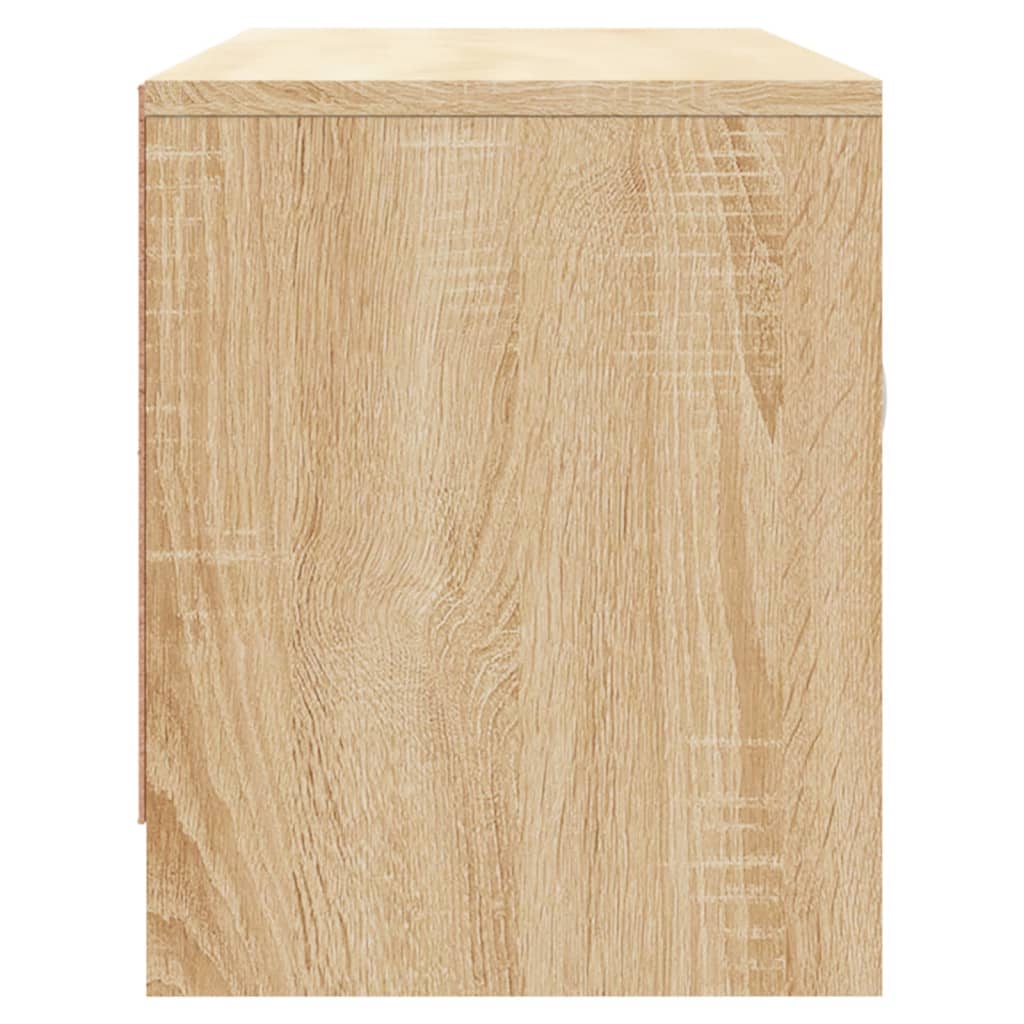 Sonoma tölgy színű szerelt fa fali TV-szekrény 102x30x37,5 cm 7