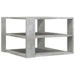 Betonszürke szerelt fa dohányzóasztal 58 x 58 x 40 cm 2