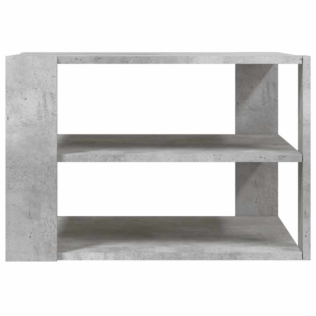 Betonszürke szerelt fa dohányzóasztal 58 x 58 x 40 cm 4