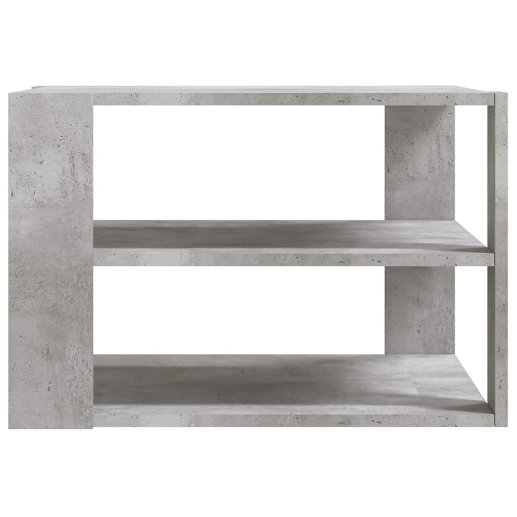 Betonszürke szerelt fa dohányzóasztal 58 x 58 x 40 cm 6