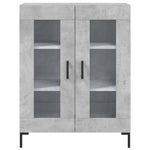 Betonszürke szerelt fa magasszekrény 69,5 x 34 x 180 cm 8