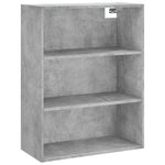 Betonszürke szerelt fa magasszekrény 69,5 x 34 x 180 cm 5