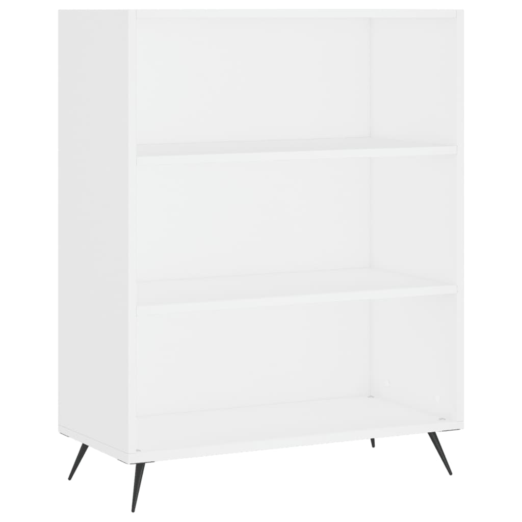 Fehér szerelt fa magasszekrény 69,5x32,5x180 cm 3
