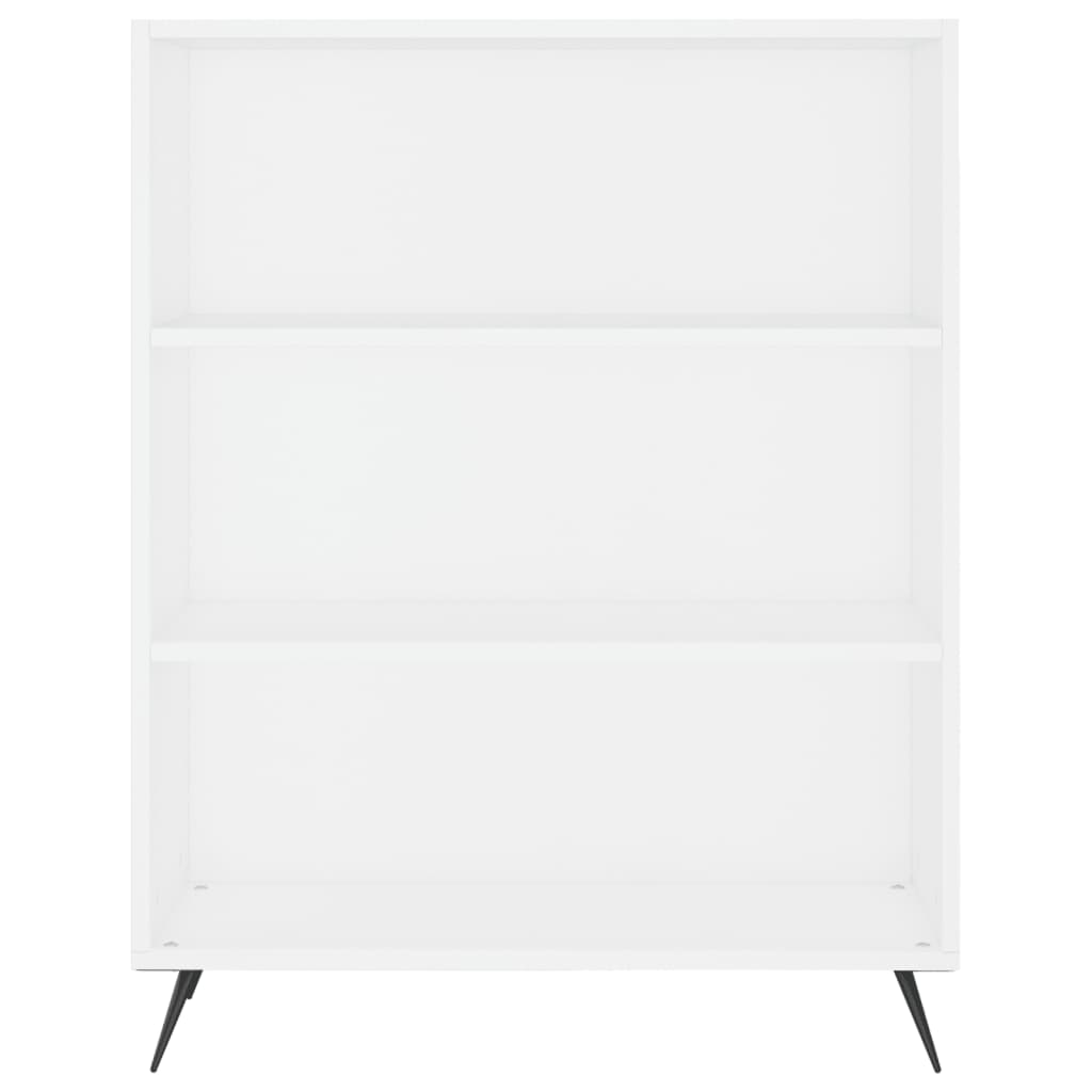 Fehér szerelt fa magasszekrény 69,5x32,5x180 cm 4