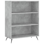Betonszürke szerelt fa magasszekrény 69,5x32,5x180 cm 3