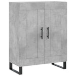 Betonszürke szerelt fa magasszekrény 69,5 x 34 x 180 cm 7