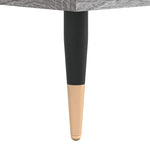 2 db szürke sonoma színű szerelt fa tálalószekrény 9