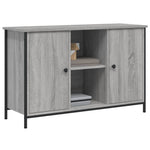 Szürke sonoma színű szerelt fa TV-szekrény 100 x 35 x 65 cm 3
