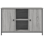 Szürke sonoma színű szerelt fa TV-szekrény 100 x 35 x 65 cm 5