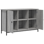 Szürke sonoma színű szerelt fa TV-szekrény 100 x 35 x 65 cm 6
